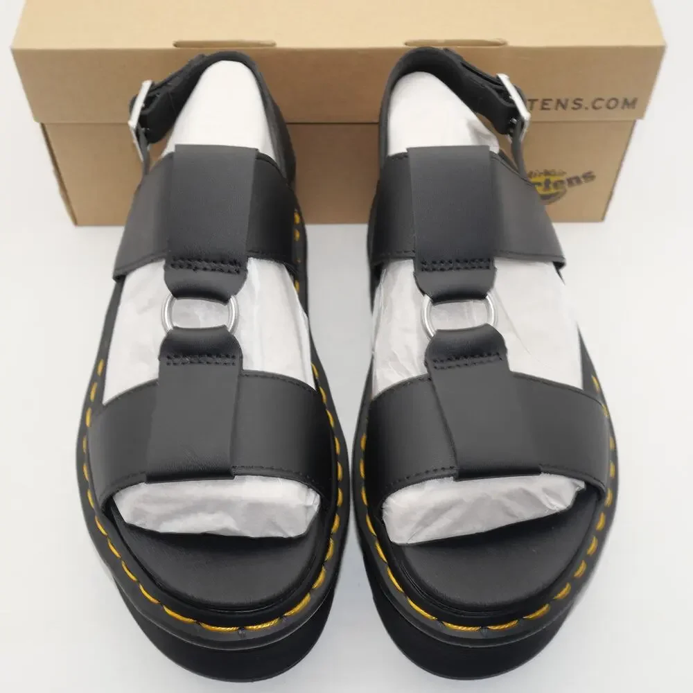 NEW Dr. Martens Platform Sandals Francis Leather Strap Retro Women's 8 - Picture 10 of 14